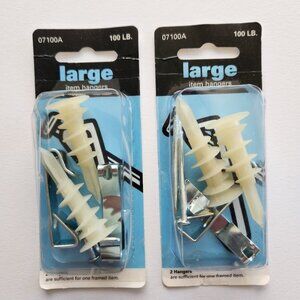 SET OF 2 NEW LARGE Photo Hanging Hardware 100 LB Tools Bundle 07100A 96931 Inclu